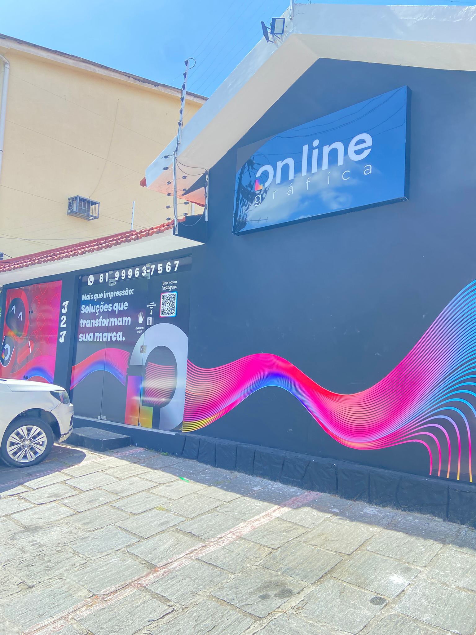 Fachada da On Line Gráfica